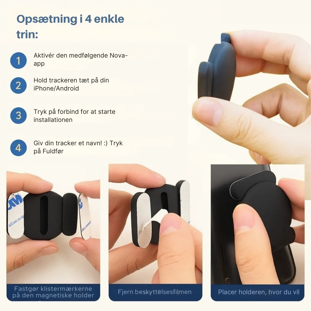 Nova GP90 – GPS-tracker uden abonnement (Android/iOS)